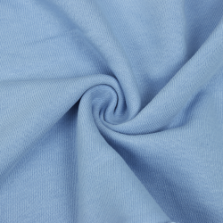 Ткань Футер 3-х нитка, Петля, цвет Светло-Голубой (на отрез)  в Чистополье