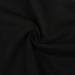 Ткань Футер 3-х нитка, Петля, цвет Черный (на отрез)  в Чистополье