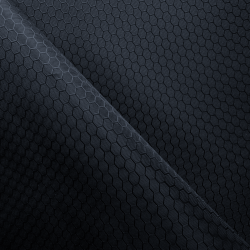 Ткань Оксфорд 300D PU Рип-Стоп СОТЫ, цвет Черный (на отрез)  в Чистополье