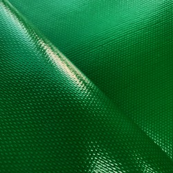 Ткань ПВХ 600 гр/м2 плотная, Зелёный (Ширина 150см), на отрез  в Чистополье