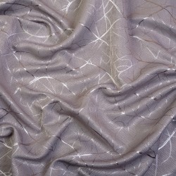 Ткань Блэкаут для штор светозатемняющая 75% &quot;Ледовое тиснение цвет Серый&quot; (на отрез)  в Чистополье