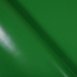Тентовый материал ПВХ 450 гр/м2, Зелёный (Ширина 160см), на отрез  в Чистополье, 450 г/м2, 799 руб