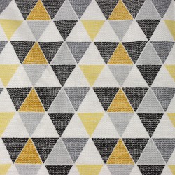 Интерьерная ткань Дак (DUCK), принт &quot;Малые Треугольники&quot; (на отрез)  в Чистополье