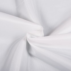 Ткань подкладочная Таффета 190Т, цвет Белый (на отрез)  в Чистополье