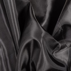Ткань подкладочная Таффета 190Т, цвет Черный (на отрез)  в Чистополье