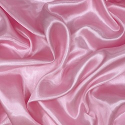 Ткань Атлас-сатин, цвет Розовый (на отрез)  в Чистополье