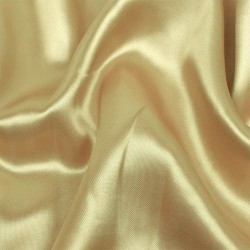 Ткань Атлас-сатин ЛЮКС, цвет Золотой (на отрез)  в Чистополье