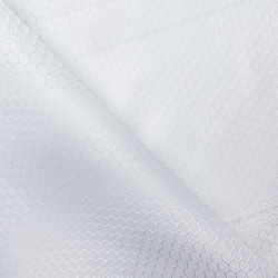 Ткань Оксфорд 300D PU Рип-Стоп СОТЫ, цвет Белый (на отрез)  в Чистополье