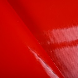 Ткань ПВХ 450 гр/м2, Красный (на отрез)  в Чистополье