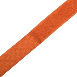 Контактная лента 25мм цвет Оранжевый (велькро-липучка, на отрез)  в Чистополье