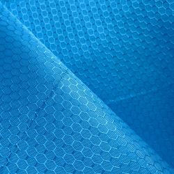 Ткань Оксфорд 300D PU Рип-Стоп СОТЫ, цвет Голубой (на отрез)  в Чистополье