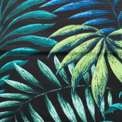 Интерьерная ткань Дак (DUCK), принт &quot;Тропические листья&quot; (на отрез)  в Чистополье