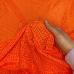 Трикотажная Сетка 75 г/м2, цвет Оранжевый (на отрез)  в Чистополье