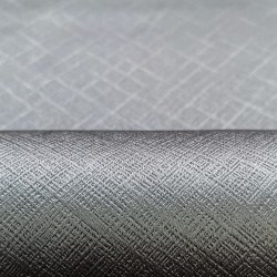 Ткань Блэкаут для штор светозатемняющая 100% &quot;Орнамент Серый&quot; (на отрез)  в Чистополье